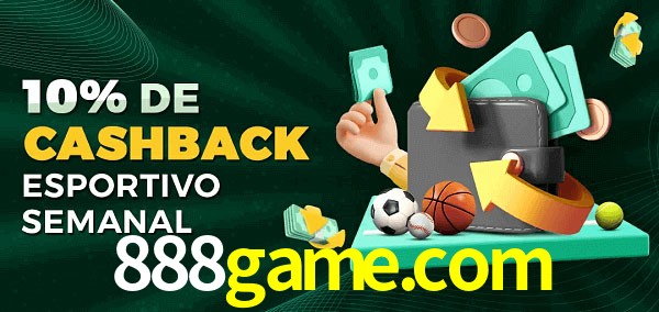 10% de bônus de cashback na 888game.com