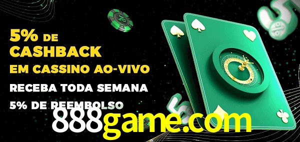 Promoções do cassino ao Vivo 888game.com